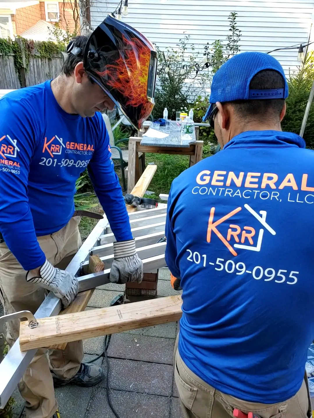 KRR General Contractor welding and metalwork services - professional craftsmanship in Northern NJ